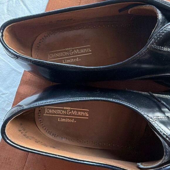 Johnston & Murphy Melton Cap Toe Men’s Black Dress Shoe size 12 main image 4